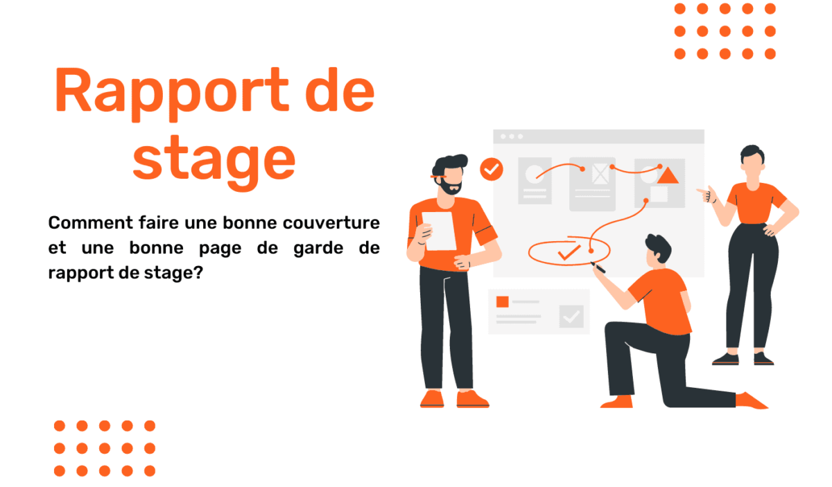 Page de garde et page de couverture de rapport de stage 📰