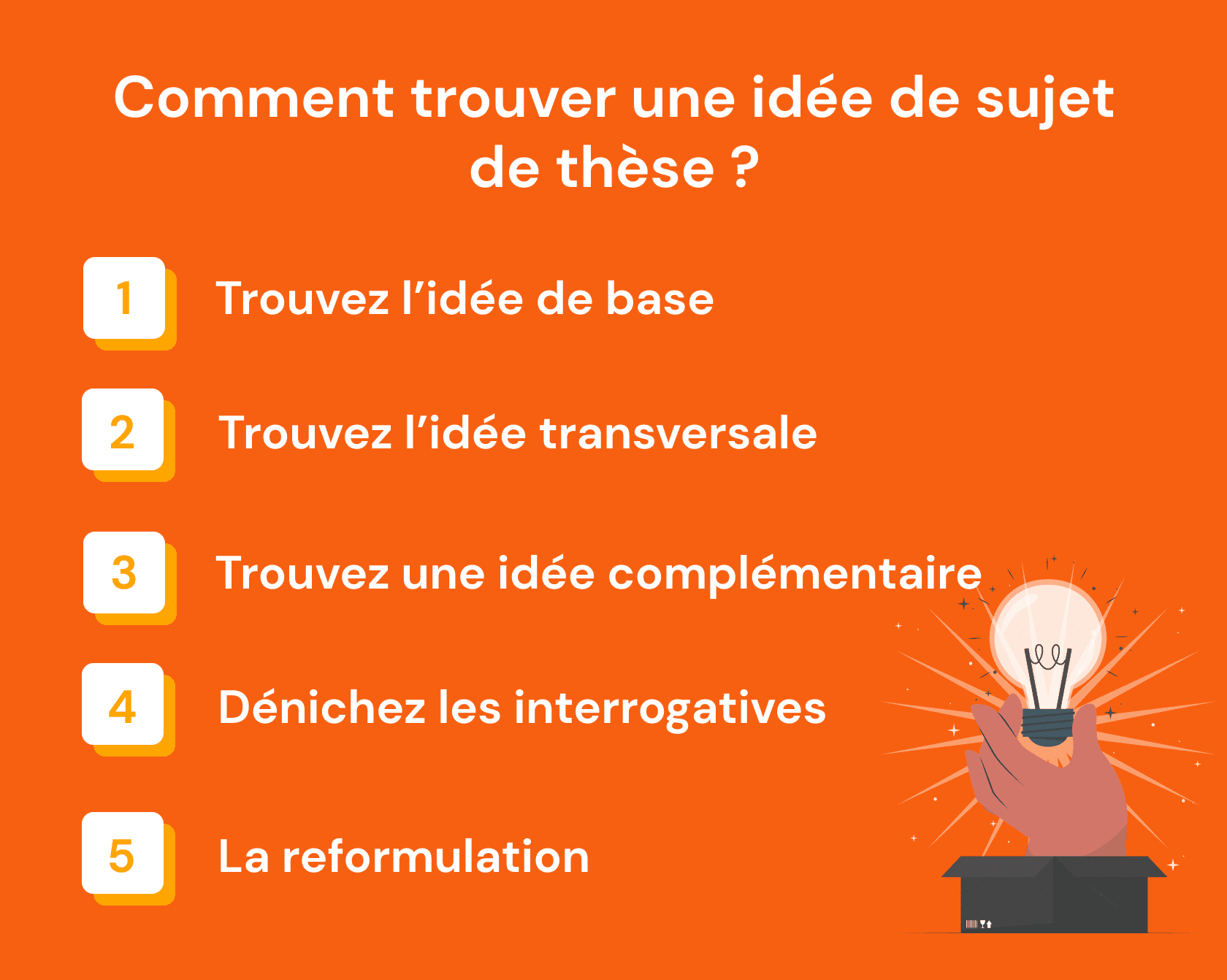 comment trouver un sujet de thèse