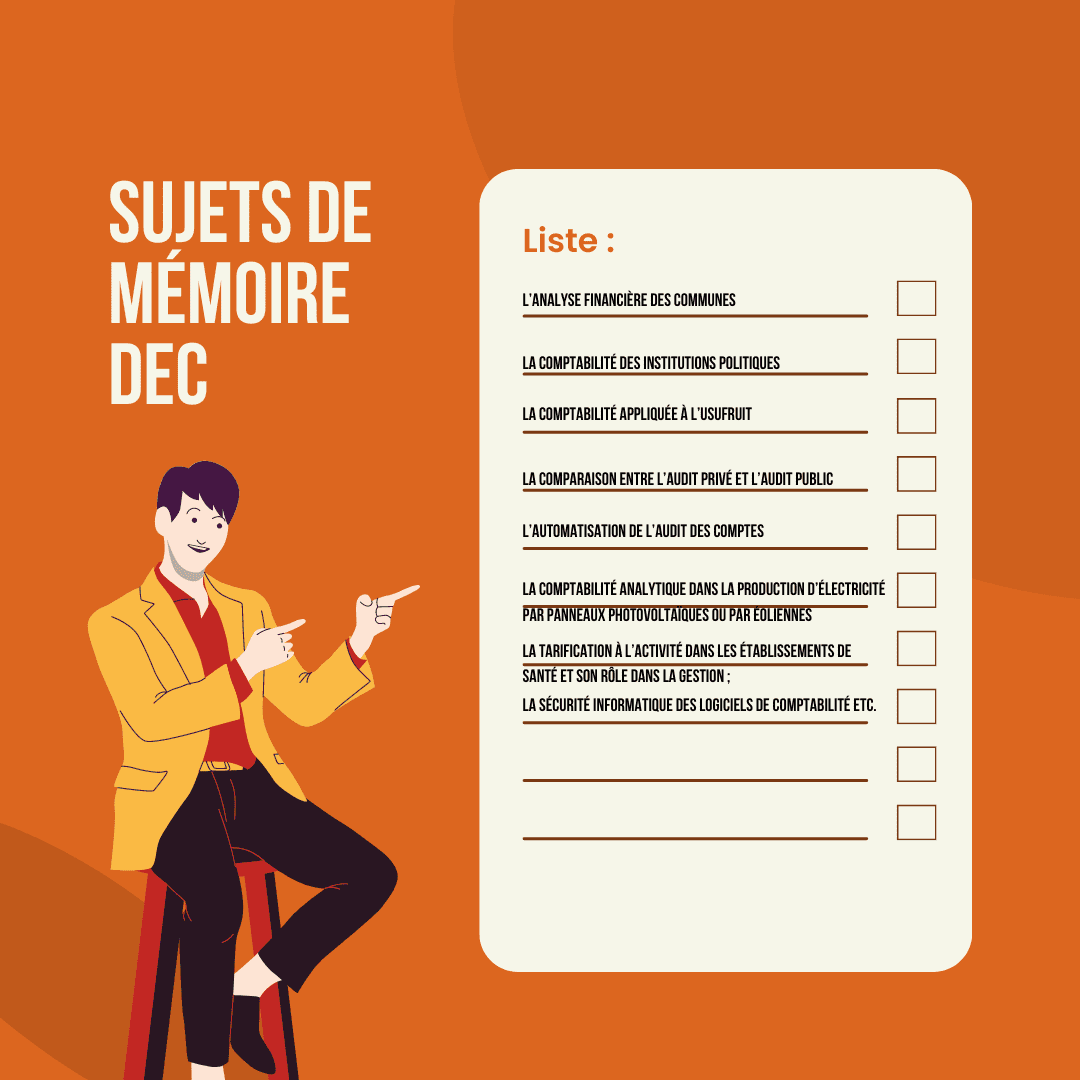 Sujets de mémoire DEC
