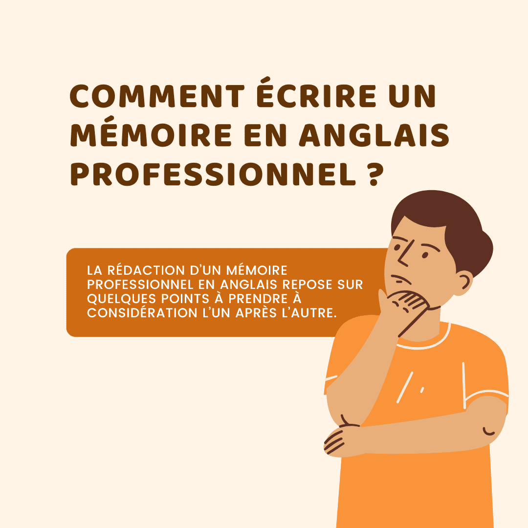 Comment écrire un mémoire en anglais professionnel ?
