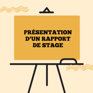 présentation rapport de stage