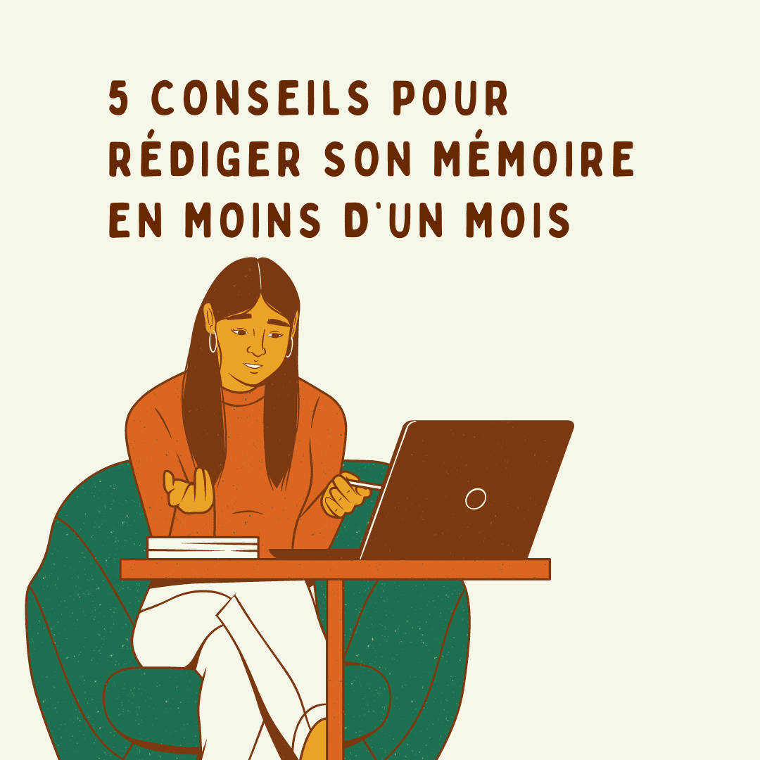 5 conseils pour rédiger son mémoire en moins d’un mois