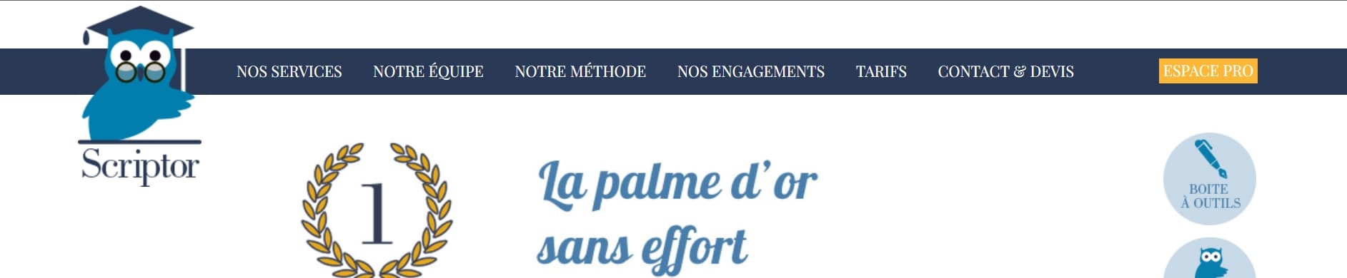 scriptor Plan d’un mémoire