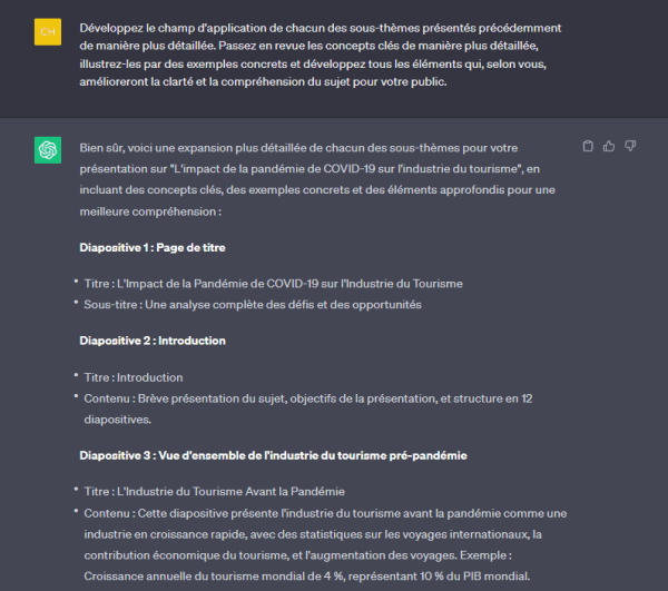 faire un powerpoint avec chatgpt