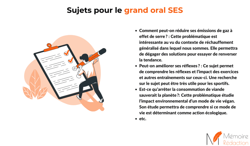 Grand Oral : idées de sujets en SVT