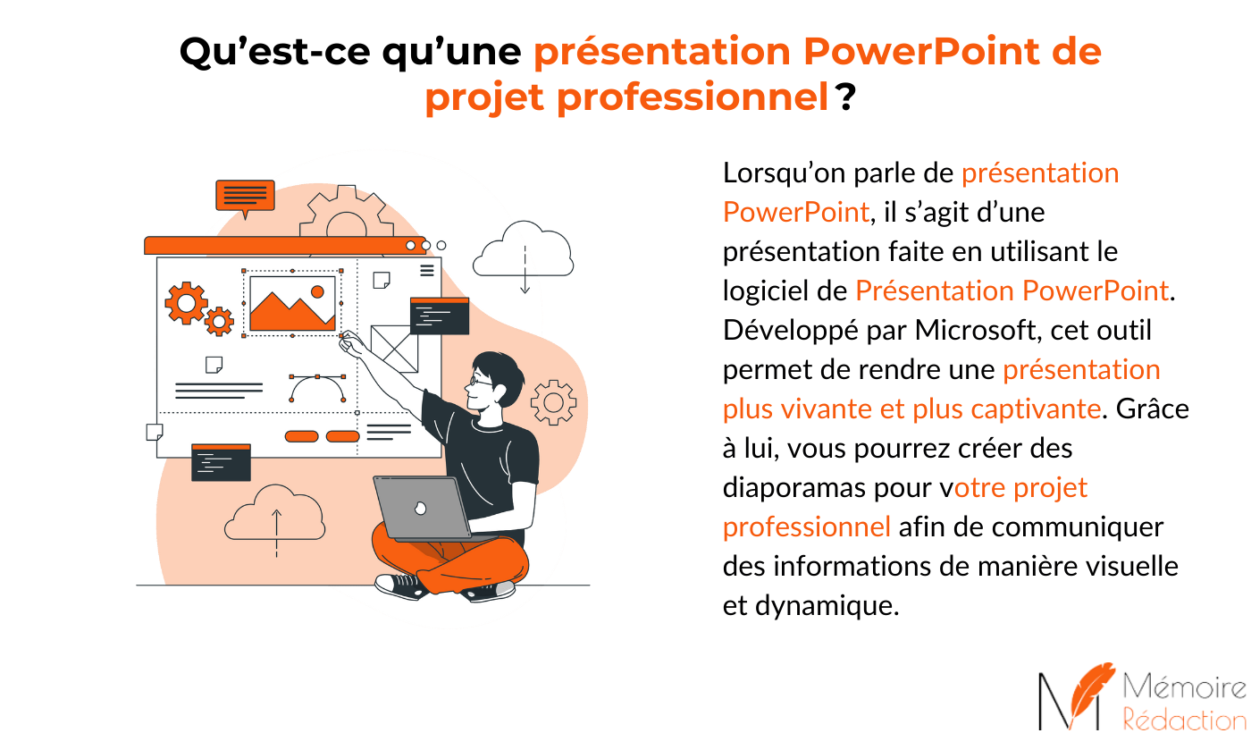 powerpoint présentation projet professionnel