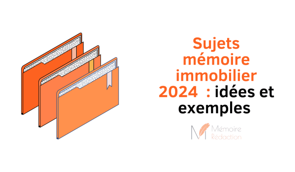 sujet mémoire immobilier