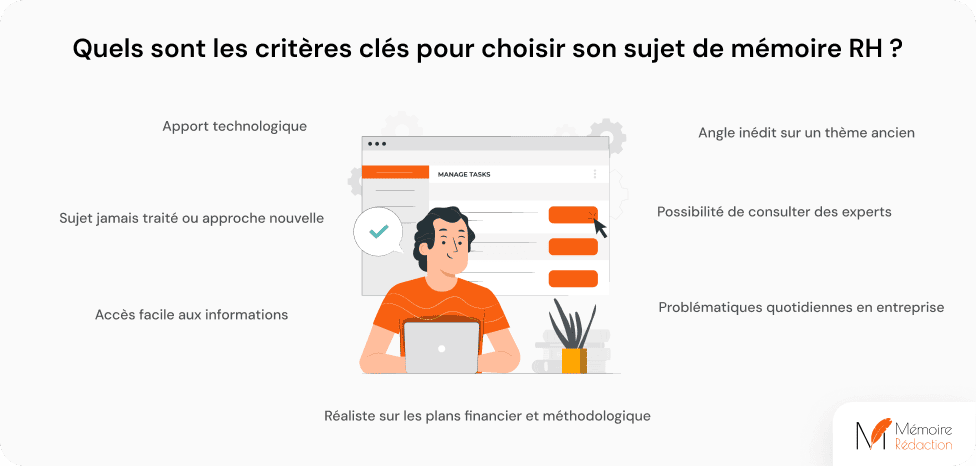 Quels sont les critères clés pour choisir son sujet de mémoire RH ?
